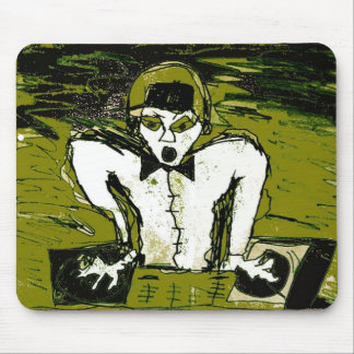 cut dj drawing graff mouse mat