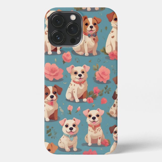 Cut Dogs pattern  iPhone Case (Back)