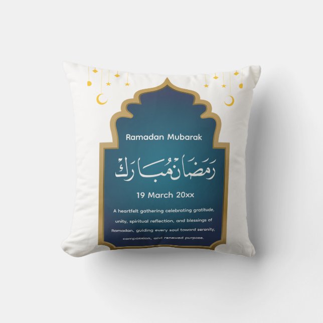 Cut Eid Mubara Cushion (Front)