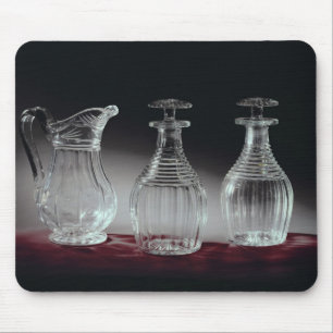 Cut glass decanters and jug, c.1840 mouse mat