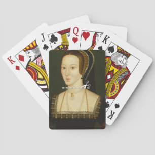 Cut Here - Anne Boleyn Playing Cards