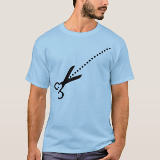 Cut here t-shirt