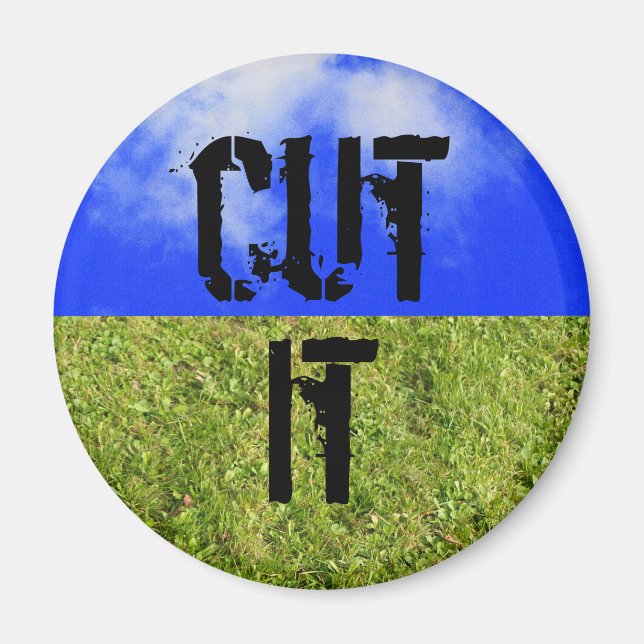 cut it magnet to cut the green (Front)