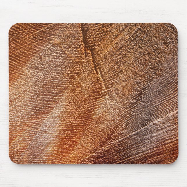 Cut Log Wood Grain Mouse Mat (Front)