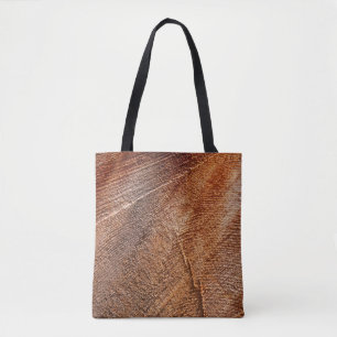 Cut Log Wood Grain Tote Bag
