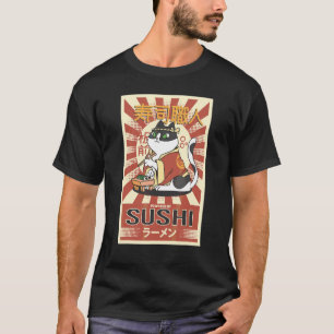 Cut Neko Sushi Cat T-Shirt