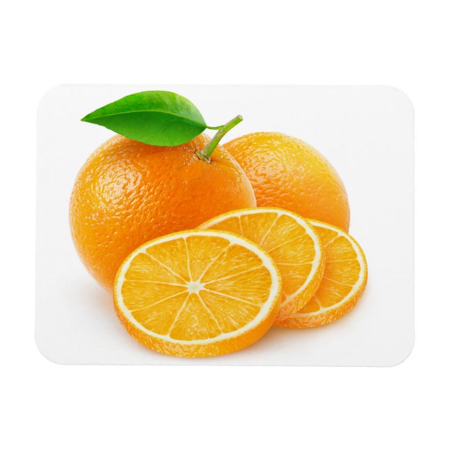Cut oranges magnet (Horizontal)