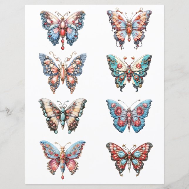 Cut out Rococo Butterfly (Front)