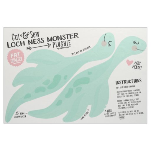 loch ness monster sewing pattern