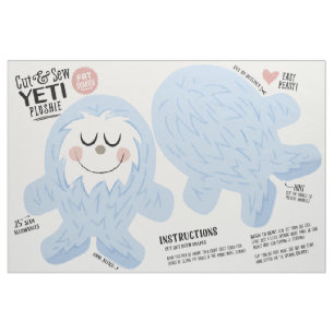 Cut & Sew Yeti Fabric - Fun DIY Plush