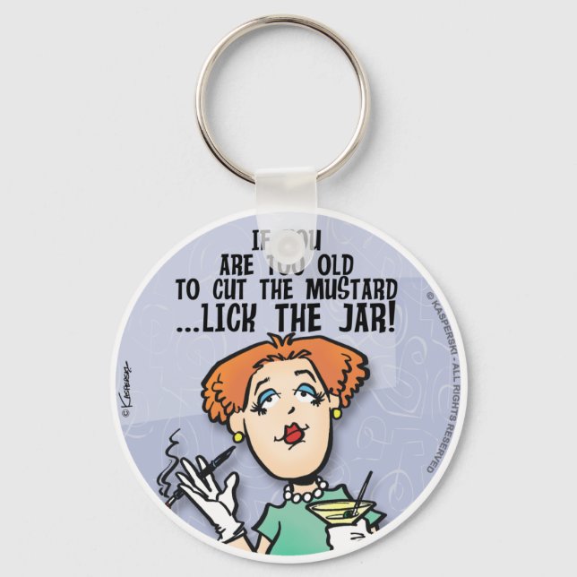 Cut The Mustard Key Ring (Front)