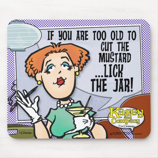 Cut The Mustard Mouse Mat (Front)