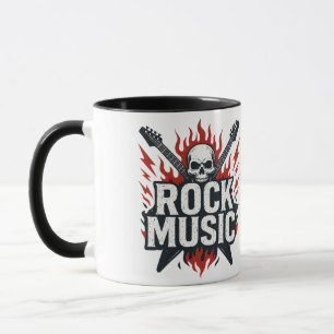 Cut this unique mug inspired by rock music