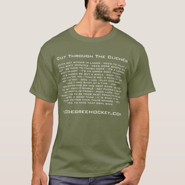 Cut Through The Clichés T-Shirt (Front)