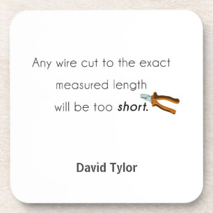 Cut too short! coaster