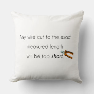 Cut too short! cushion
