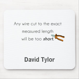 Cut too short! mouse mat