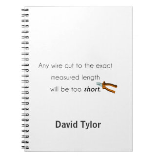 Cut too short! notebook