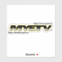 Cut Vinyl Sticker of MYETV