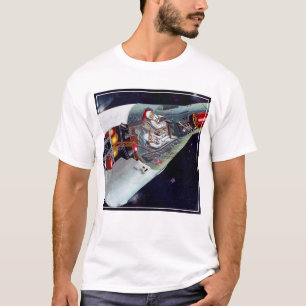 Cutaway A Two-Person Gemini Spacecraft In Flight. T-Shirt