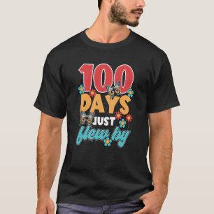 Cute 100 Days Just Flew By Butterfly 100 Days of S T-Shirt