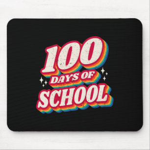 Cute 100 Days Of School And Still Loving It Hearts Mouse Mat