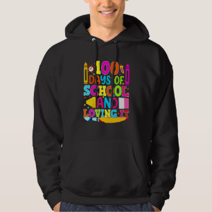 Cute 100 Days of School And Still Loving It Kids 1 Hoodie