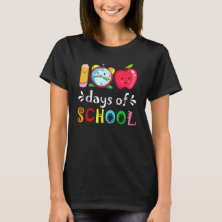 Cute 100 Days Of School Celebration Teachers Kids T-Shirt