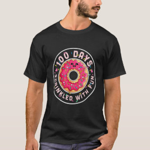 Cute 100 Days Sprinkled With Fun Doughnut 100th Da T-Shirt