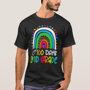 Cute 100th Day Of School 100 Days Smarter 2nd Grad T-Shirt