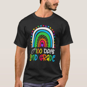 Cute 100th Day of School 100 Days Smarter 2nd Grad T-Shirt