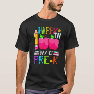 Cute 100th day of School Teacher Kid Happy 100 day T-Shirt