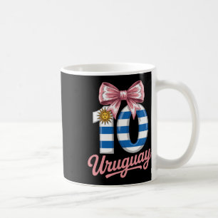 Cute 10 Uruguay Birthday Girl Number 10 Soccer Jer Coffee Mug