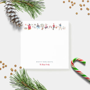 Cute 12 Days of Christmas Classic Illustration Post-it Notes
