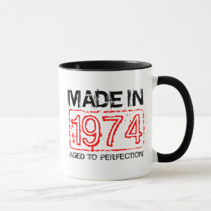 Cute 1974 Aged to perfection coffee mug