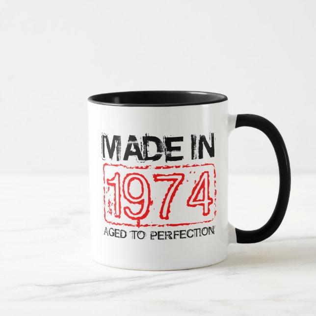 Cute 1974 Aged to perfection coffee mug (Right)