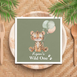 Cute 1st Birthday Party Napkin