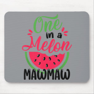Cute 1st Birthday Watermelon Mawmaw 1st Birthday Mouse Mat