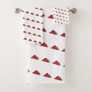 Cute 2020 Year of the Rat Bath Towel Set