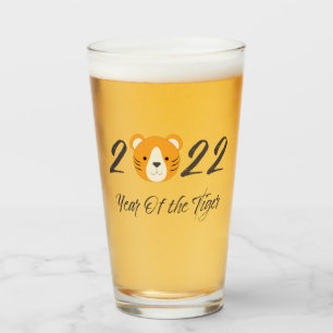 Cute 2022 Year of the Tiger Glass
