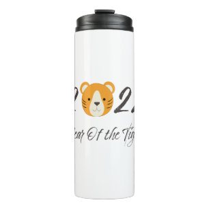 Cute 2022 Year of the Tiger Thermal Tumbler
