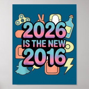 Cute 2026 New 2016 Retro Nostalgia Poster