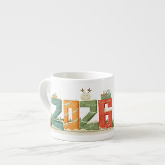 Cute 2026 New Year's Espresso Mug