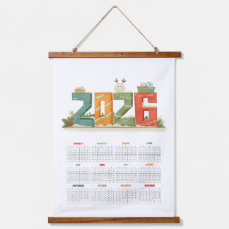 Cute 2026 New Year's Eve Party Festive Tapestry