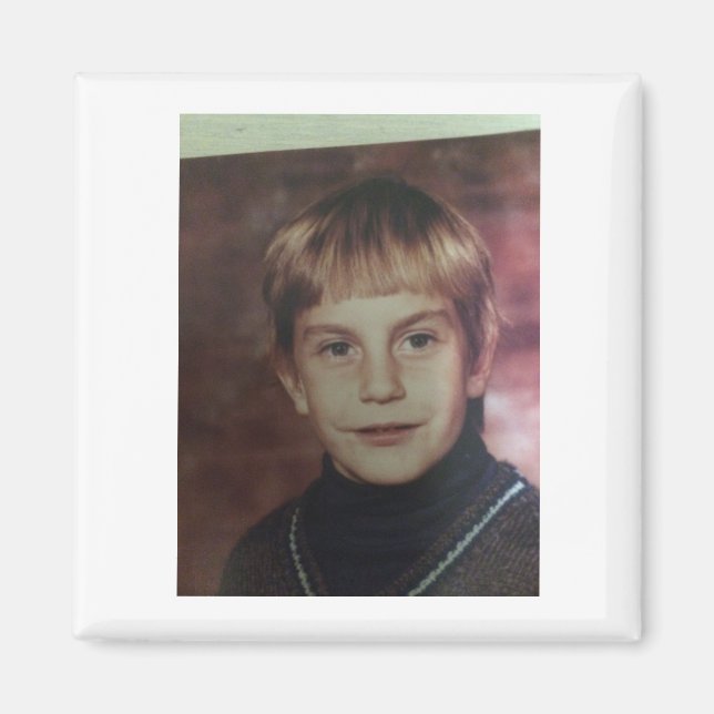 Cute 2 inch square magnet (Front)