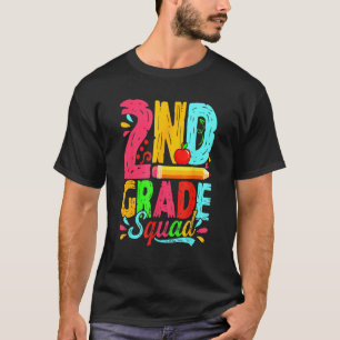 Cute 2nd Grade Squad Back To School First Day Of S T-Shirt