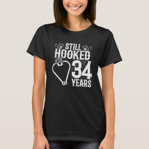 Cute 34th Anniversary Couples Married 34 Years T-Shirt