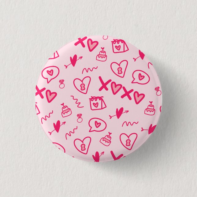 cute 3 cm round badge (Front)