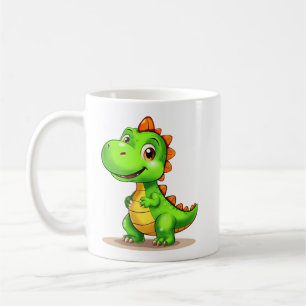 Cute 3D Digital Paint Baby Dinosaur Mug