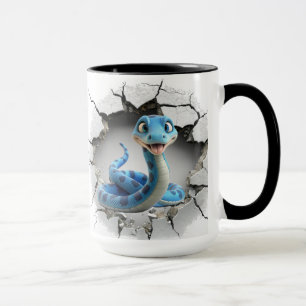 Cute 3D Snake Mug